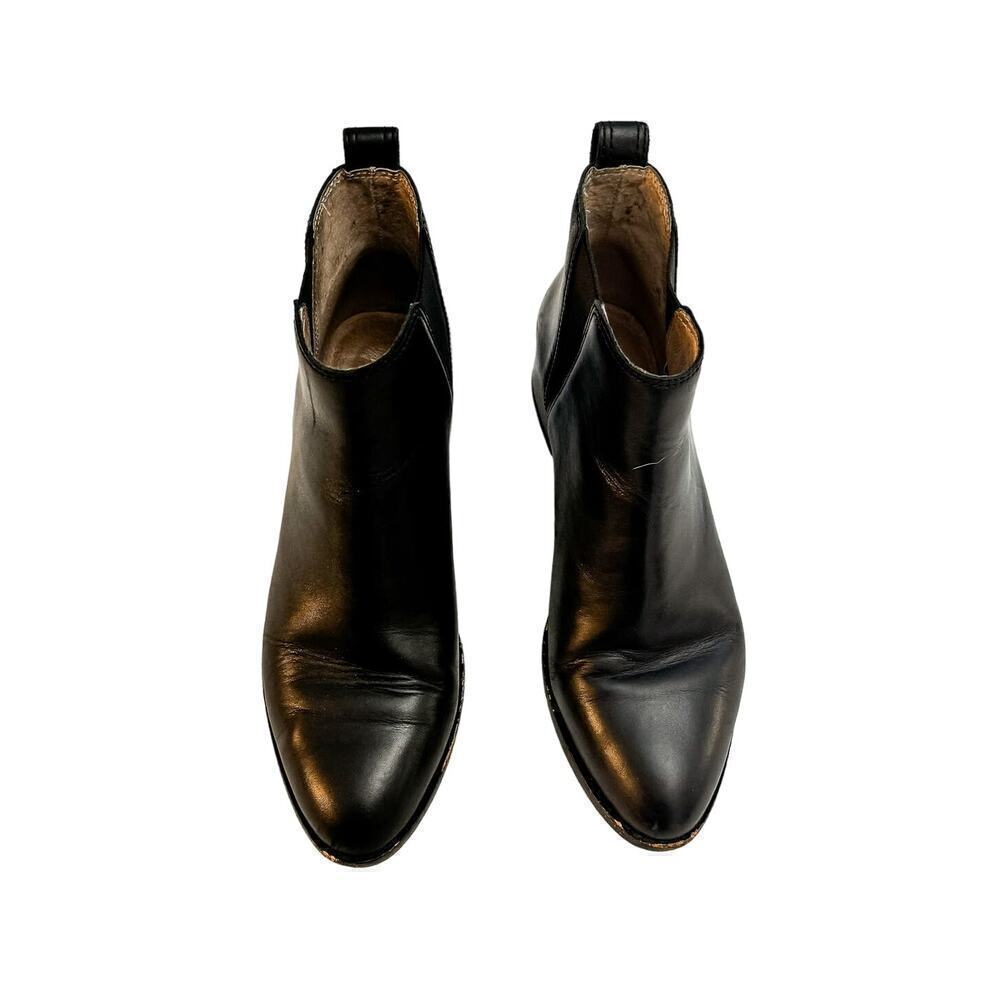 Madewell Black Leather Bootie Size 6.5 AA185